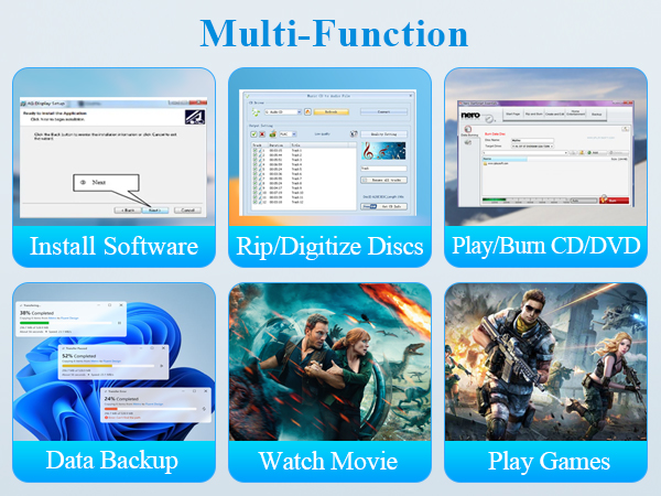 USB DVD player