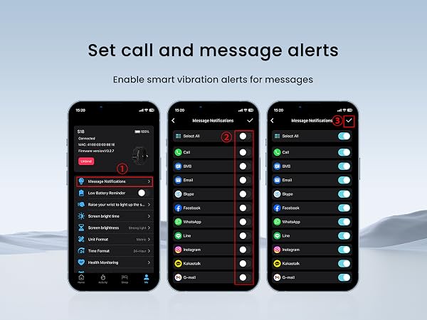 How to Set Up Message and Call Alerts