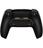 eXtremeRate Textured Black Real Metal Buttons (RMB) Version Rise Remap Kit for PS5 Controller BDM...