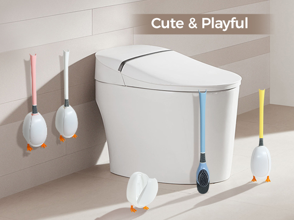 toilet bowl brush and holder
