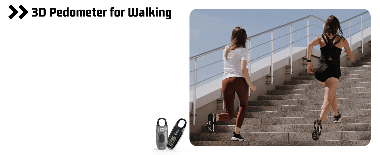 Exercise with your family or friends, 3D pedometer can help you to improve relationship with them.