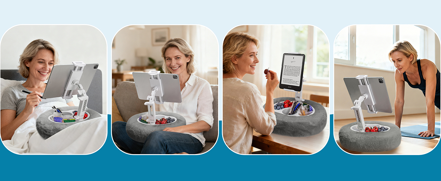kindle stand pillow