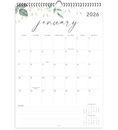 Wall Calendar 2026-2027, 18 Months, Runs from January 2026 to June 2027, 17" x 12" Large Wall Cal...