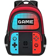 JIRAIKEI Backpack For Boys-Ages 6-18,17? Video Game Bookbag School Back Pack
