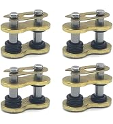MOXRUQ 4 PCS Motorcycle 520HV Chain Master Link, DID520HV Oil Seal Chain Link, Chain Connecting L...