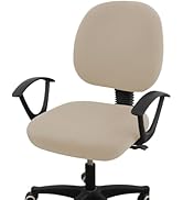 Smiry Stretch Printed Office Computer Chair Covers, Universal Washable Removable Desk Rotating Ch...