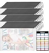 YOPCDJ 24pcs Mesh Zipper Pouch Bags, A4 13x9 Inches Reusable Bags Puzzle Storage Organizer Black ...