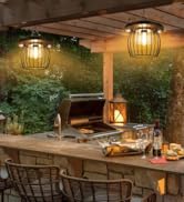 outdoor solar gazebo lights
