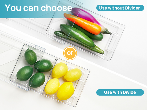 refrigerator organizers and storage
