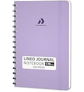Lined Spiral Notebook Journal For Women & Men - Hardcover A5 Notebook 170 Pages, Journaling Noteb...