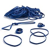 Plastic Mill Rubber Bands Thick Size #33 | Blue Durable RubberBands 100 Count /pack | 3 1/2 x 1/8...