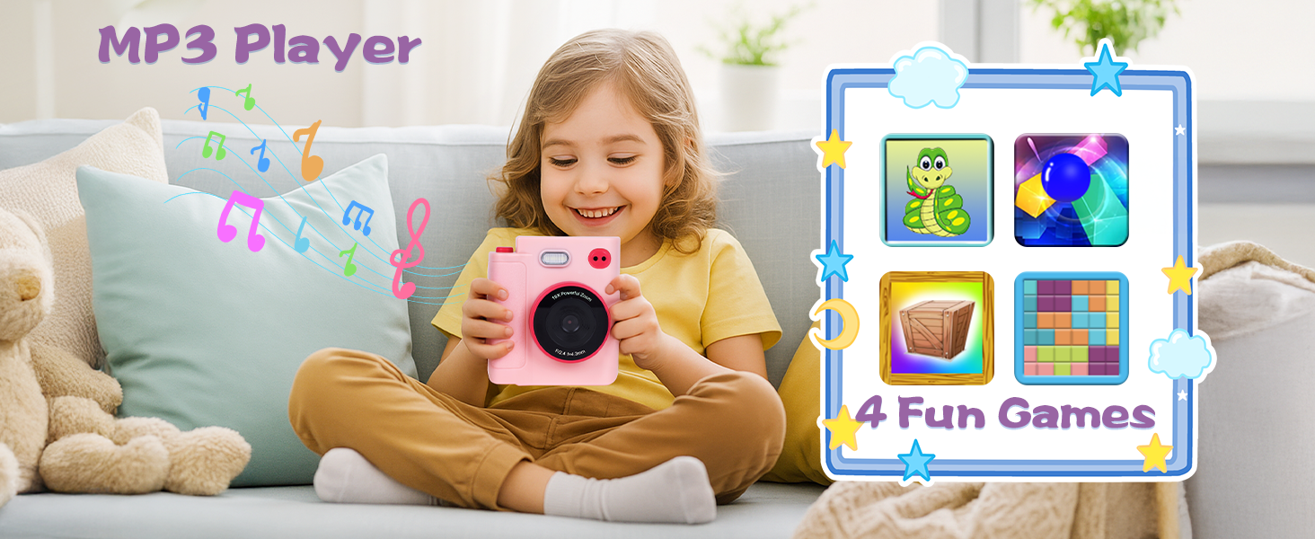 MP3 Player & 4 Fun Games