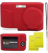 SZHSYJY Case for Kodak PIXPRO FZ45, FZ45 Accessories: Soft Silicone Protective Case with Removabl...