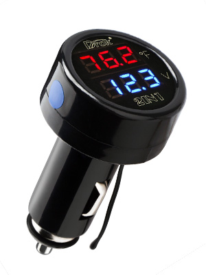 voltage temperature 2-in-1 meter