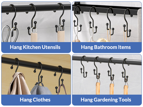 double hook shower curtain hooks
