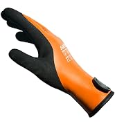 safedenn Winter Thermal Work Gloves, 100% Waterproof, Super Grip Palm, Hook & Loop Strap at The W...