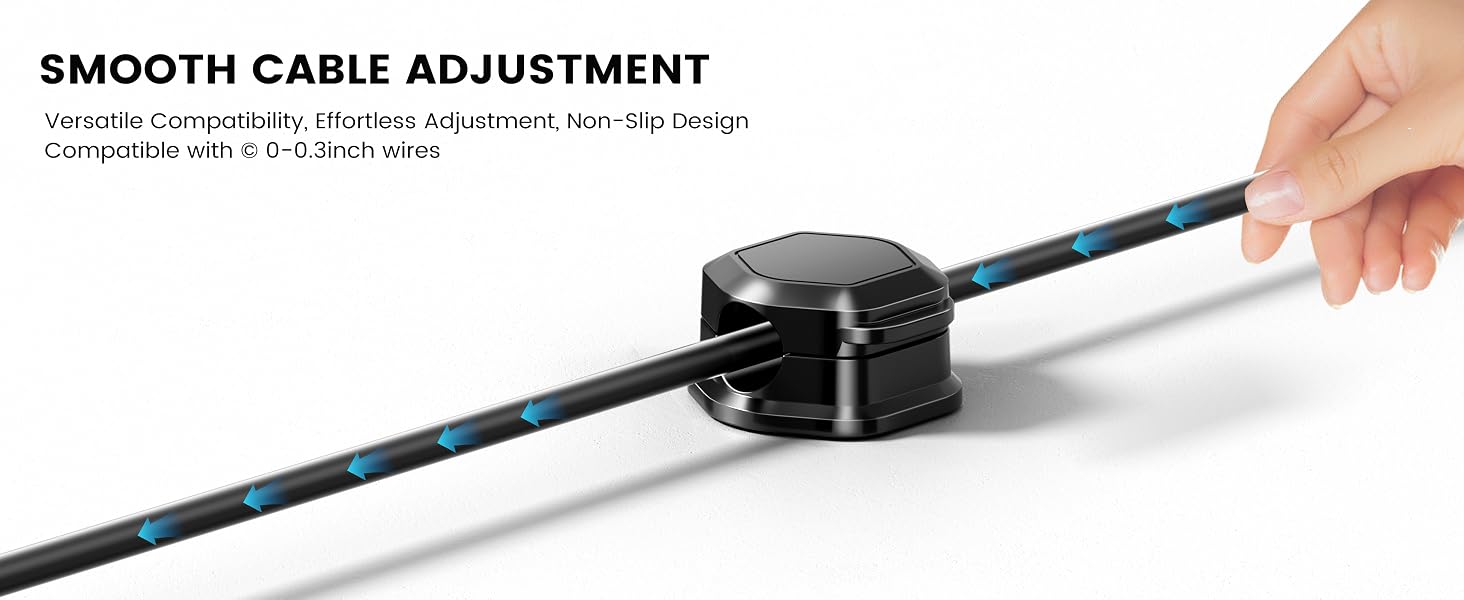 smooth cable adjustment