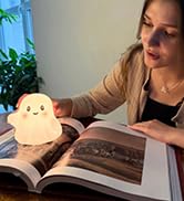 BooLite- Interactive Ghost Night Light with 20 Fun Sounds & Lullabies - Soft Silicone ...