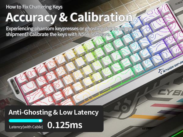 NS68 Hall Effect Rapid Trigger Gaming Keyboard