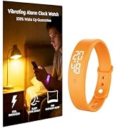 RITHEM Vibrating Alarm Clock Watch for Heavy Sleepers, Silent Wake Up Bracelet & Smart Wristband,...