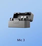 DJI Mic 3 (2 TX + 1 RX + Charging Case), Wireless Microphone | Mini Mic for iPhone/Camera/Android...
