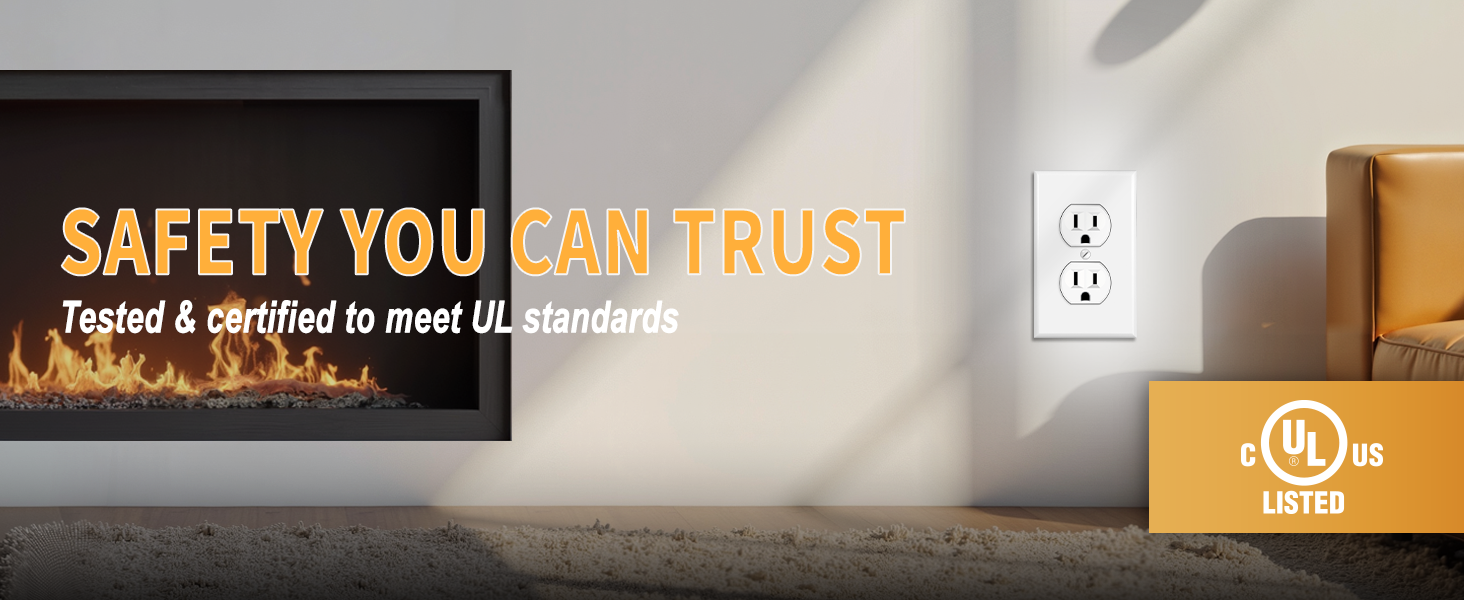 UL Listed receptacle outlet