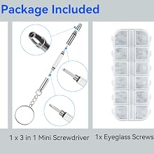 Multi-functional Keychain Screwdriver