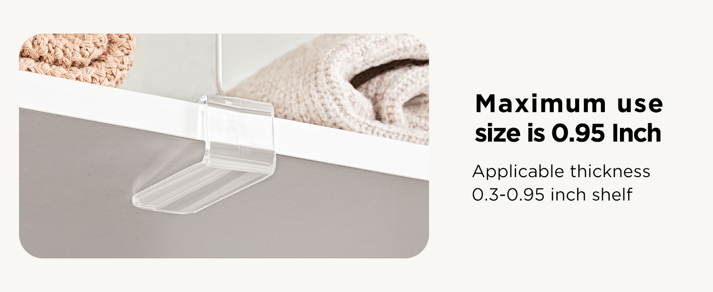 Maximum use size is 0.95 Inch