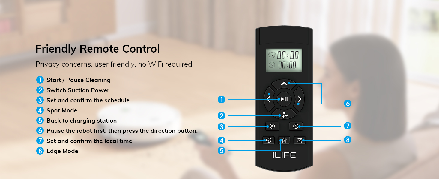 remote robot vacuum