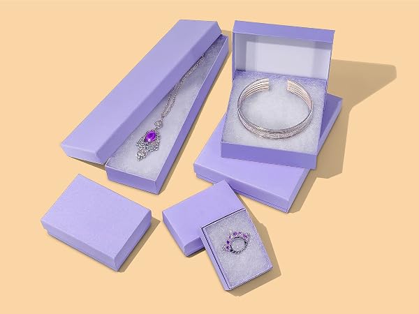 the display guys cotton insert filled kraft paper jewelry gift box case mailing shipping package