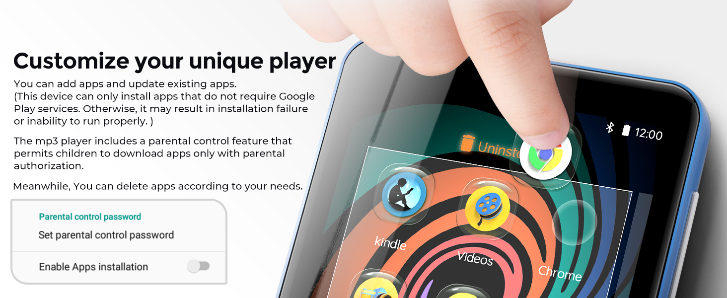 bluetooth mp3 music player