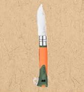 OPINEL No. 12 Explore Outdoor Camping Folding Knife (Orange)