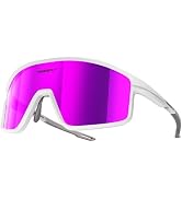 MAMBAOUT Polarized Sports Sunglasses for Men Women, Sunglasses with UV Protection for Cycling Run...