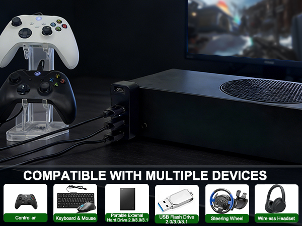 xbox series x usb hub