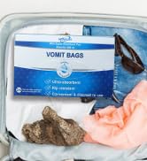Hionfurt Absorbent Vomit Bags Disposable, 26 Pcs Emesis Bags-Turns Vomit into Gel, Leak Resistant...