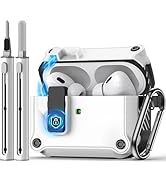 Pohgelan Compatible with AirPods Pro 2nd/1st Generation Case Cover,with Cleaner kit,Automatic Sna...