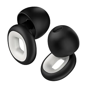 soft flexible silicone earplugs ergonomic comfortable extended wear sleep