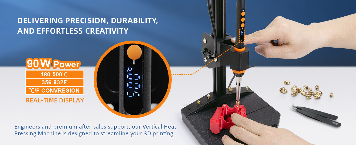 90W Digital Soldering Iron Heat Set Insert Tool