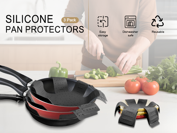 silicone pan protectors