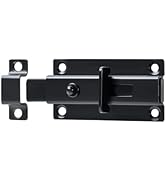 Alise Slide Bolt Gate Latch,Spring-Automatic Barrel Bolts Latches Safety Door Lock,Gate Hardware ...