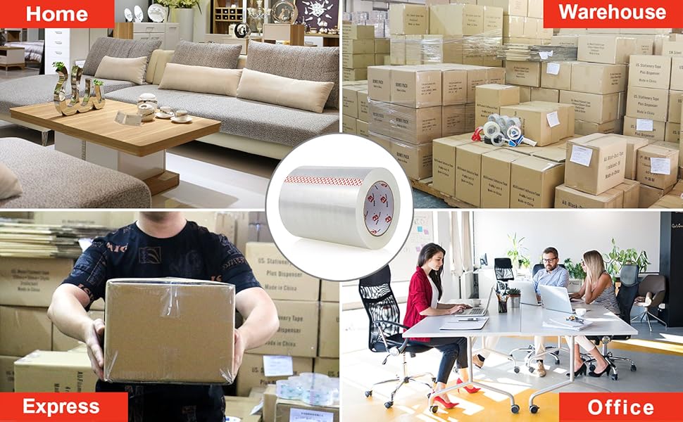 6 inch Heavy Duty Clear Packaging Tape