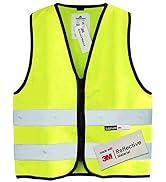Salzmann 3M Children's High Visibility Vest - Reflective Safety Vest with Zipper - Made with 3M R...