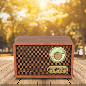 wooden radio