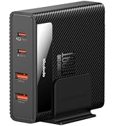 Mcdodo 100W USB Charging Station with Multiport (2USB-A&2USB-C), 4-in-1 Desktop GaN USB Charger B...