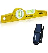 MELOTOUGH 10 Inch Die-Cast Aluminum Magnetic Torpedo Level,Small Magnetic Level for Construction,...