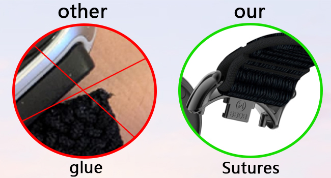 Diagram showing comparison icons for a product, with red X marks and green checkmarks indicating incorrect and correct features or usage methods.