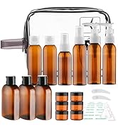 Cosywell Travel Size Bottles for Toiletries 20 Pack 2oz TSA Approved Toiletry Bottles Leak Proof ...