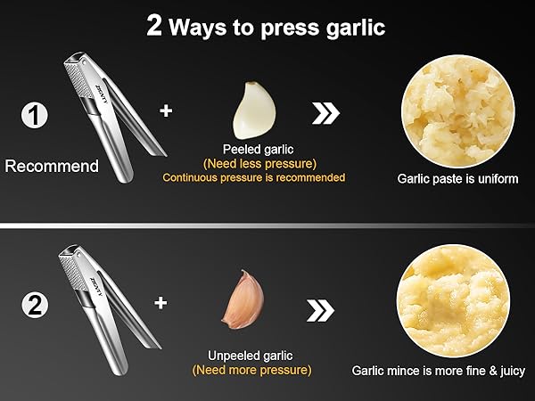 Garlic Press Stainless Steel