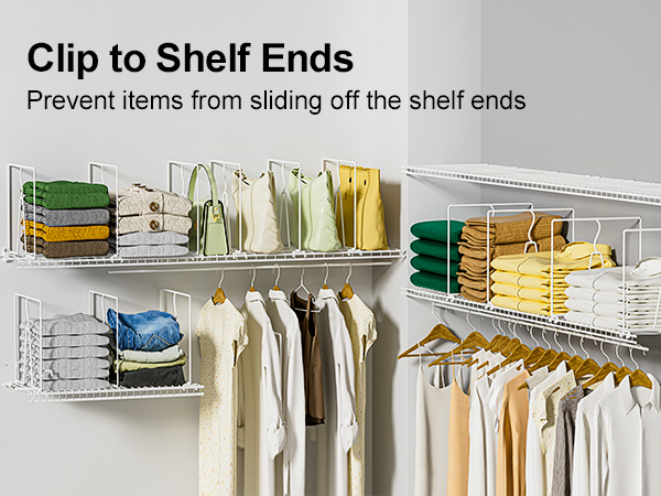 wire shelf divider