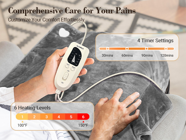 heat warp wearable electric heat pad